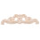 Wooden Applique Set Khaki Solid Carved 4 pcs 5