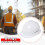 Casco de construcción transpirable y ventilado, talla única 7