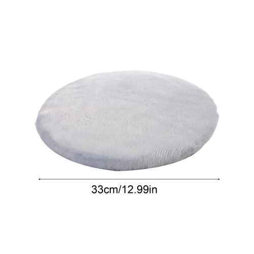Coussin de siège rond en moquette 13 pouces avec élastiques 2