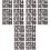 18Sheets Black Adhesive Number Stickers for Trash Can and Mailbox Use 2
