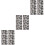 18Sheets Black Adhesive Number Stickers for Trash Can and Mailbox Use 4