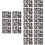 18Sheets Black Adhesive Number Stickers for Trash Can and Mailbox Use 5