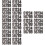 18Sheets Black Adhesive Number Stickers for Trash Can and Mailbox Use 6