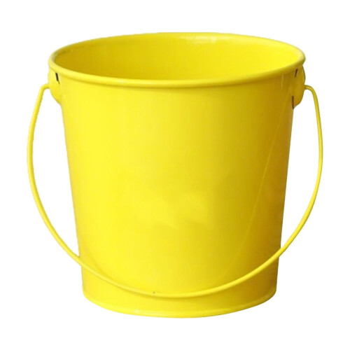 Balde de metal com alça, pequeno e resistente, mini balde (1 unidade). 2