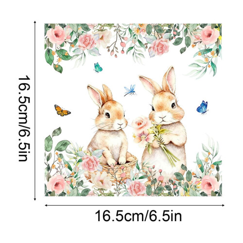 Serviettes en papier blanc doux jetables 6,5 x 6,5 pouces 2