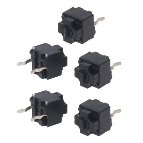 5Pcs Switch Buttons for Deathadder NAGA for compatible with Microsoft IO1.1 Mouse Micro Switch Black Spots Gaming Mouse Microswitc 1