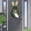 Easter Bunny Wreath with Daisies and Greenery 4