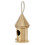 Fuglehus i tre med kikkhull 15x7cm 2