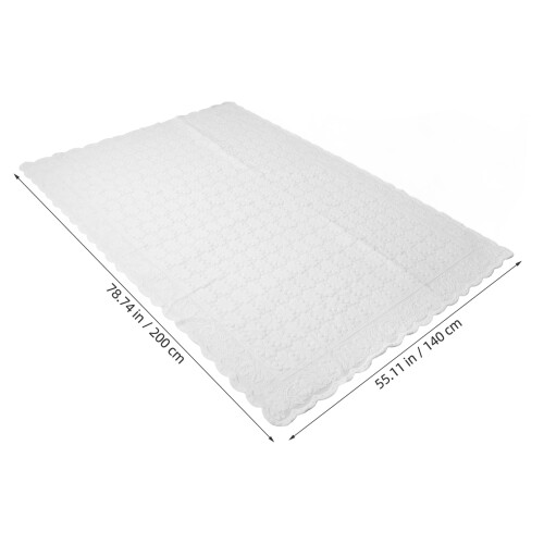 Piano Key Cover White Cloth 1 Set 1