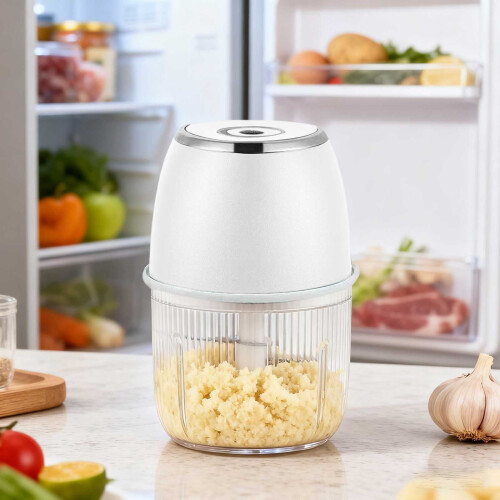 Mini foodprocessor 350 ml compacte groente- en vleeshakker 1