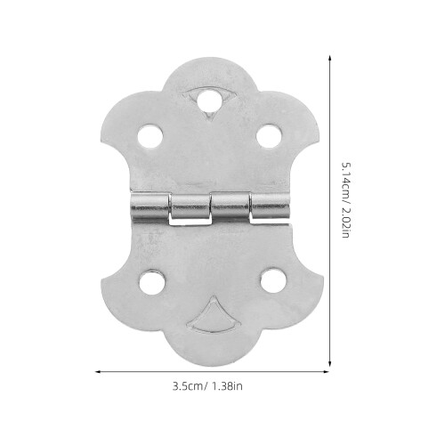 2Sets Silver Metal Tailpiece for 3 String Cigar Box Guitar with Screws 1