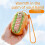 Scaldamani a forma di hot dog, ricaricabile e portatile 5