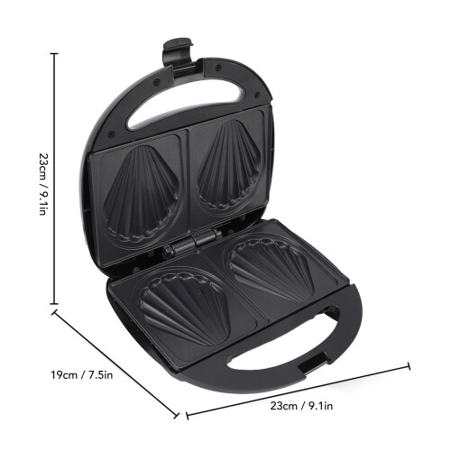 Machine à madeleines 850W électrique en forme de coquille 38.3oz 1
