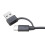 5V USB/Typ-C auf DC 3,5x1,35mm Kabel mit Schalter – 1,2 m 5
