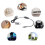 5V USB/Typ-C auf DC 3,5x1,35mm Kabel mit Schalter – 1,2 m 3