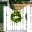 Artificial Daisy and Eucalyptus Wreath 30cm Yellow 4