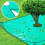 Couverture imperméable Garden Leaf Collection 2x2m avec boutons-pression et 2
