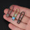 8Pcs Metal Alloy Zippers Puller Headers Zippers Pull Replacement Connectors Keychains Outdoor Portable Small Tool 5