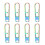 8Pcs Metal Alloy Zippers Puller Headers Zippers Pull Replacement Connectors Keychains Outdoor Portable Small Tool 6
