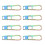8Pcs Metal Alloy Zippers Puller Headers Zippers Pull Replacement Connectors Keychains Outdoor Portable Small Tool 8