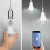A19LED Bluetooth-luidsprekerlamp E26 750lm 3000K + RGB 5