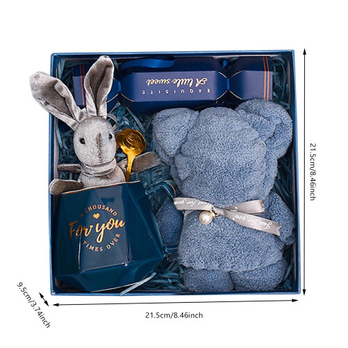 Easter Gift Box Set Mug and Bunny Cup 3 Pieces 2
