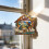 Julprydnad i målat glas i akryl, 1 st 6