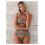 Bikini da donna a due pezzi con stampa floreale e vita alta 2