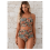Bikini da donna a due pezzi con stampa floreale e vita alta 4