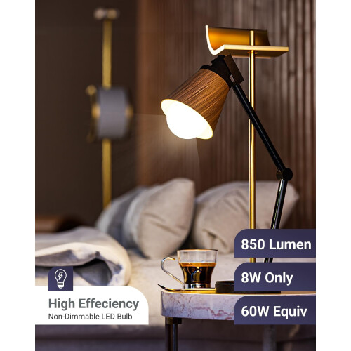 Sunco A19 LED-lamp 2700K8W E26 24-pack 1
