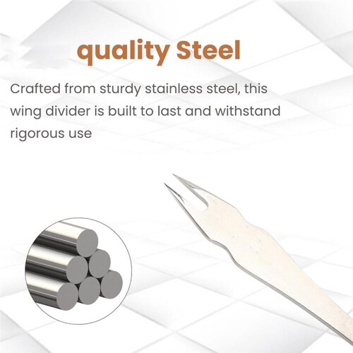Leather Wing Divider Tool - 1pc Silver, 4mm, Premium Crafting Tool for Leather and DIY Projects 2