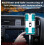 Bil TPMS Trådlöst  5.0 Däcktrycksövervakningssystem Mobiltelefon Display Däcksensorer för Android IOS 3