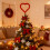 Valentine's Heart Tree Topper, Red Plastic Ornament 5