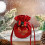 Τσάντα δώρου Χριστουγέννων Red Velvet 12x15cm 2