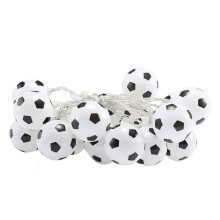 Christmas Soccer Decorations String Lights, 59.11in 10LED with Battery Operated Holiday Decoration for Indoor Outdoor Decor