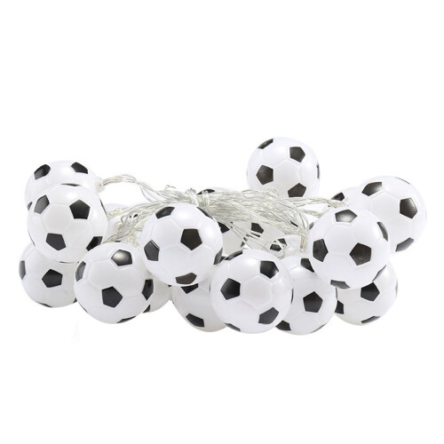 Soccer Ball Christmas Lights String, 1.5m, 10 LED, Battery