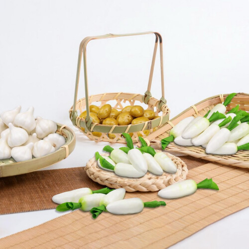 30 de modele mini de legume artificiale pentru decorul casei și 1