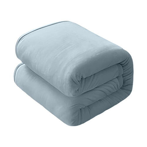 Flannel Throw Blanket 28x39 in Grey 1