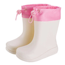 Toddler Rain Boots for Girls – Lightweight, Waterproof Rubber Boots, Non-Slip Sole, Comfortable Outdoor Footwear – White, Size 11-11.5 Years
