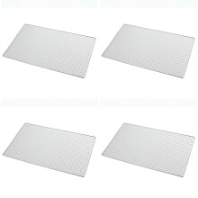 Grilles de barbecue de rechange en acier inoxydable, lot de 4, 12 x 18 pouces