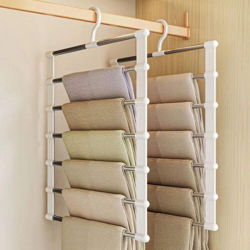 5-Piece Slim Space-Saving Trouser Hanger Set