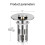 Copper & 304 Stainless Steel Sink Strainer Plug 3