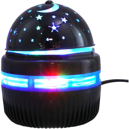 Mini Star Projector Lamp with 7-Color LED Light