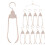 Foldable Clothes Hangers 10-Pack PP Grey/Apricot/White 1