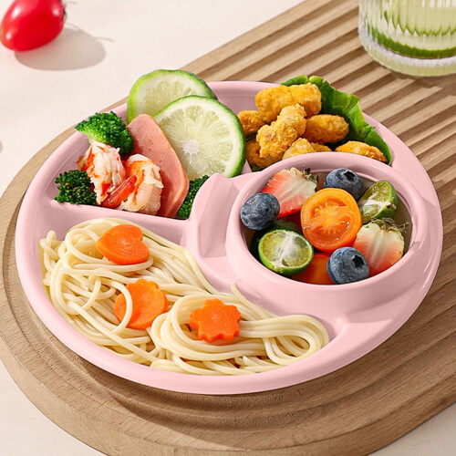 Piatto piano diviso in plastica, 19,5 cm, 5 scomparti