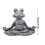 Meditating Frog Statue Resin Decor 1pc 3