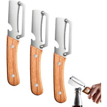 2-in-1 Gemüseschäler und Flaschenöffner aus Edelstahl