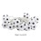 Soccer Ball Christmas Lights String, 1.5m, 10 LED, Battery 3