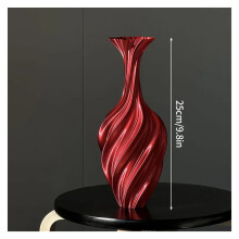 Vaso da fiori moderno e minimalista, stampato in 3D, 1 pezzo