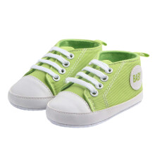 Baby Shoes,Baby Canvas Shoes Breathable Soft Sole First Lightweight Flexible Non Sneakers Toddler Boys Girls,Baby Girl Shoes,Green,6-8 Months